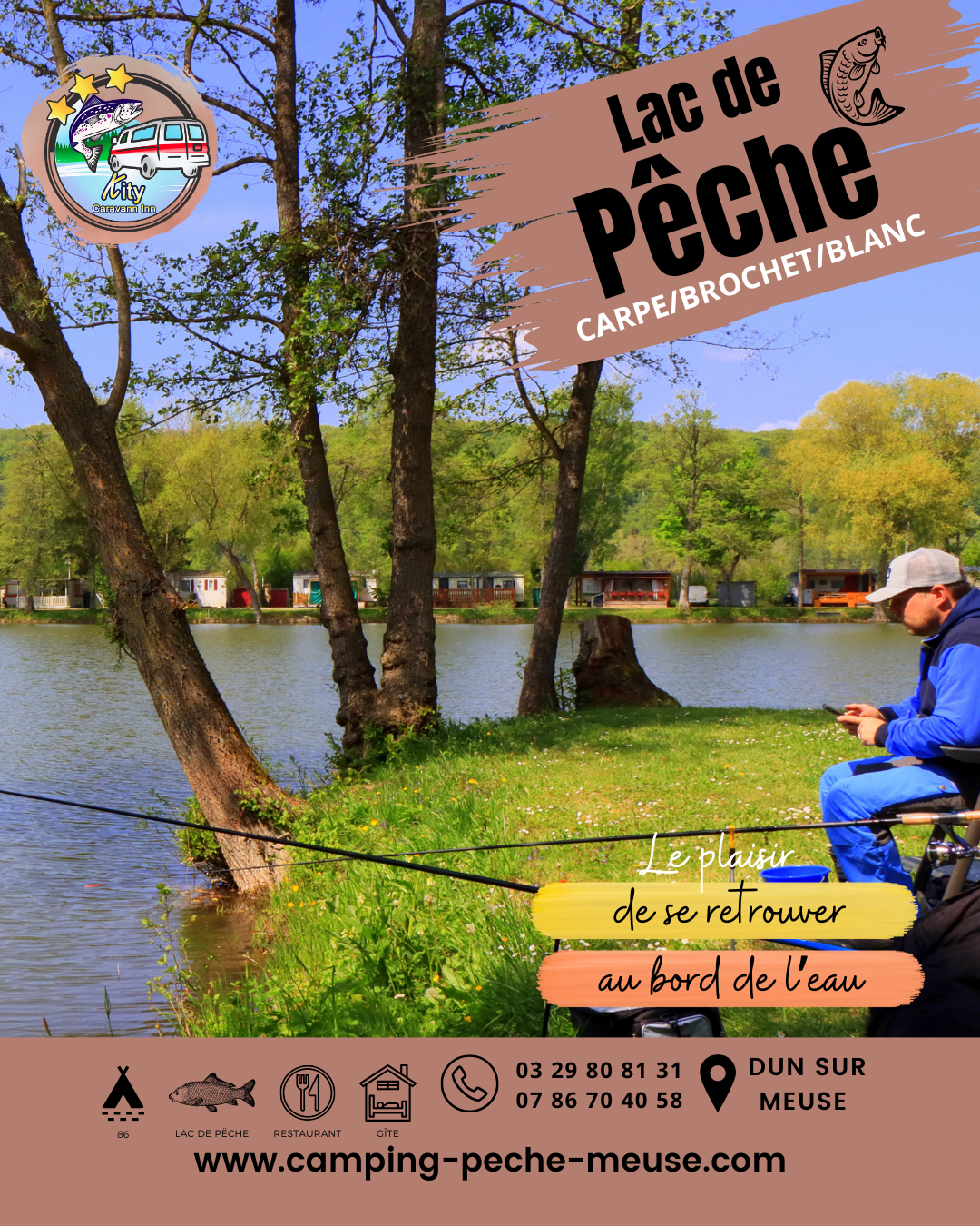 session pêche toute l'année chez Kity Caravann Inn